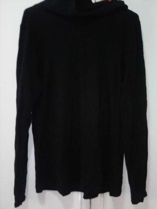 Black thin hoodie top size L