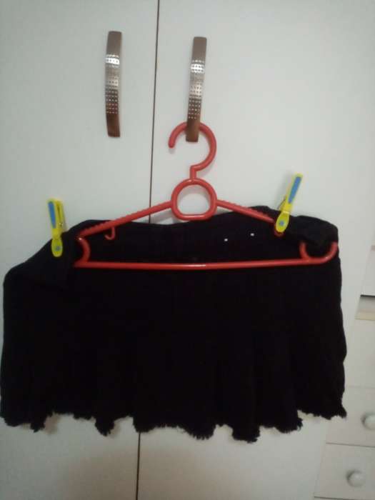 Jay Jay`s black denim mini skirt size 14