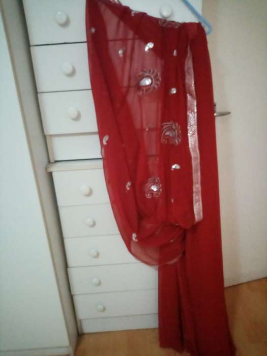 Stunning red indian sari