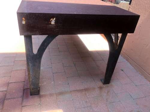 Vintage collector metal table