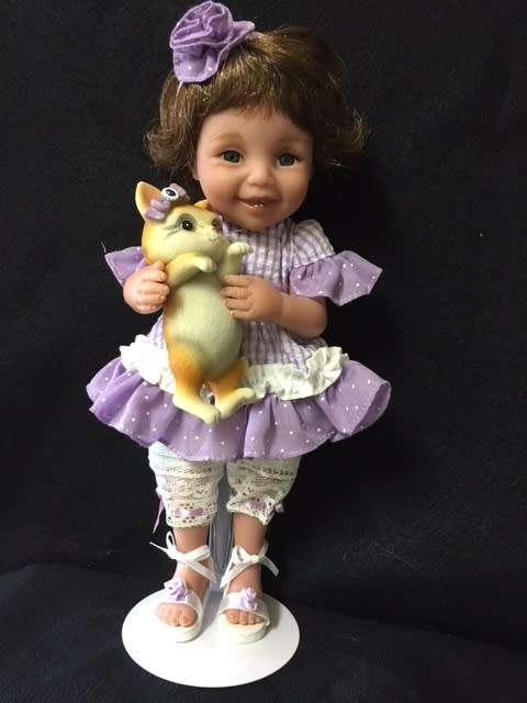 Fur-ever Friends doll by Jane Bradbury