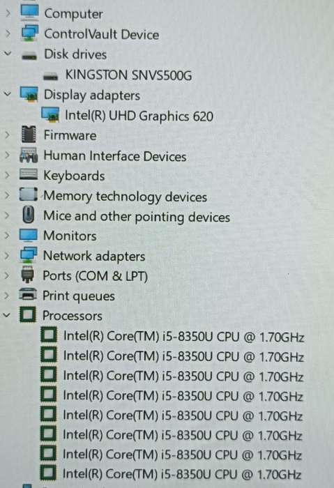Dell Latitude 5490, 8th Gen Intel i5@1.7GHz, 12GB RAM, 500GB m,2 NVMe SSD, 14` FHD Display, Win11