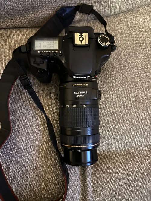 Canon EOS 40D 10.1MP Digital SLR Camera with70-300mm With 2 Batteries