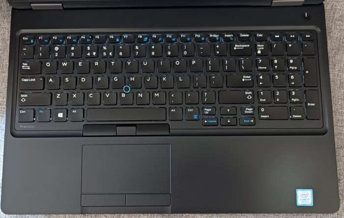 Dell Precision 3520, Nvidia Quadro M620 GPU, Intel i7-7700HQ@2.8GHz, 16GB RAM, 256GB m.2 SSD