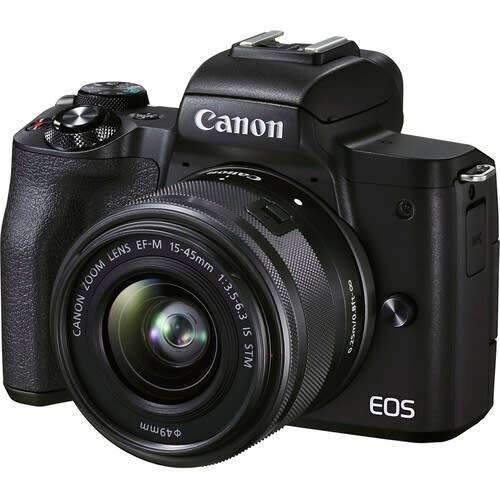 Canon EOS M50 Mark II M15-45 IS STM    Mirrorless 4K Camera Mint  As New
