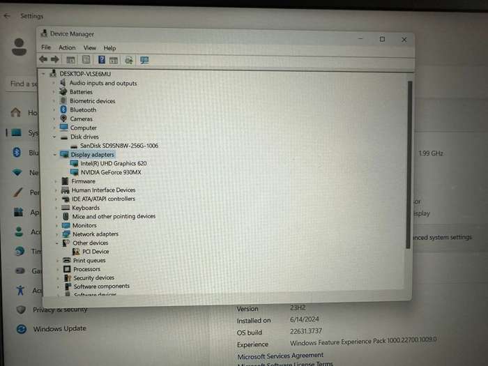 HP ProBook 450 G5  Core i7-8550U, 8GB RAM, 256GB NVMe SSD,, 15.6` FHD Display NVIDIA GEFORCE 930MX