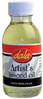 Dala Artist's Linseed Oil - 100ml Glass Bottle