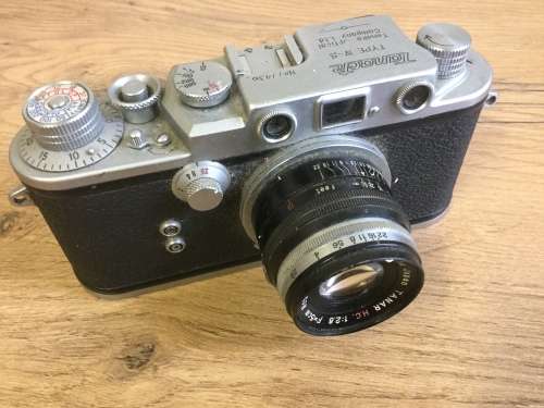 RARE  CAMERA. Tanacte type IV-S 35mm Camera.... made in Japan 1940s
