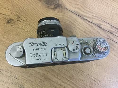 RARE  CAMERA. Tanacte type IV-S 35mm Camera.... made in Japan 1940s