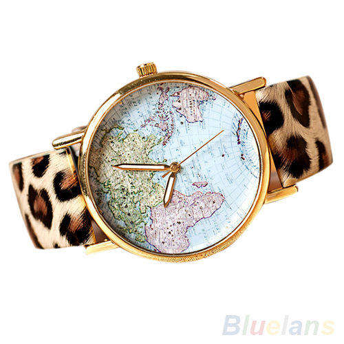 Women's World Map Watch