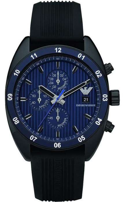 EMPORIO ARMANI Mens Blue Face Sportivo AR5930