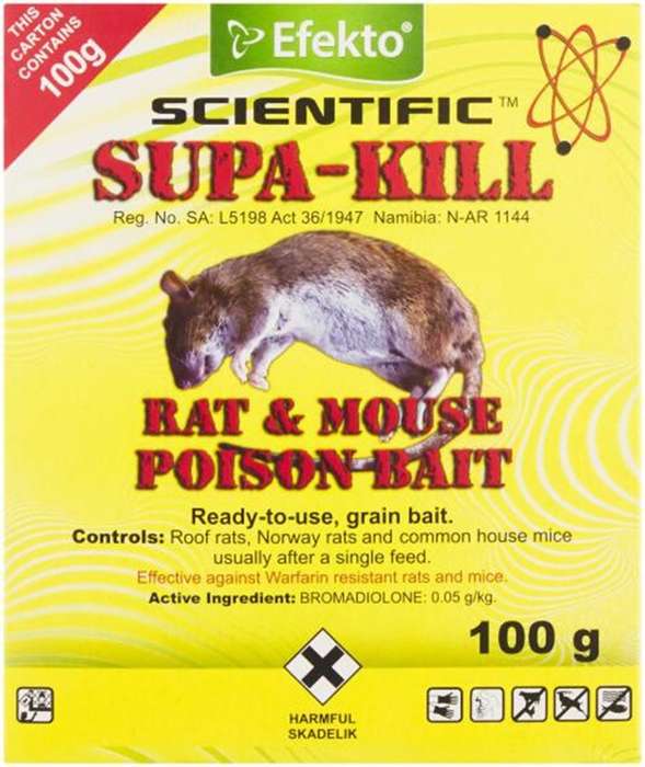 Efekto - Supa Kill Rat & Mouse 100g Granular