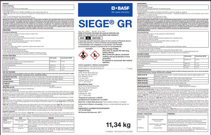 Siege GR 11,34Kg