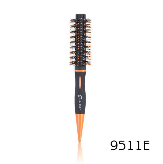 Curling Hair Brush Plastic Scalp Massager Comb Roll Hair Round Beauty EN-9511E-X