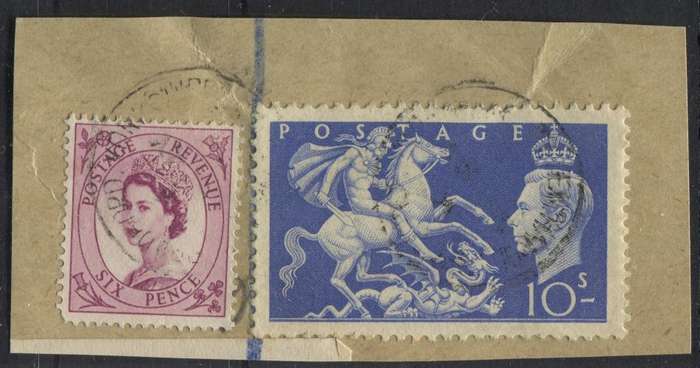 Great Britain - Used on Piece