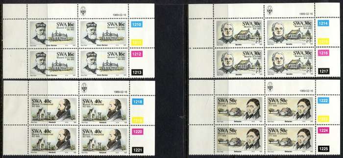SWA - Set of 4 Control Blocks of 4 - MNH