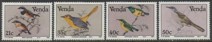 Venda - Birds - 1991 - MNH
