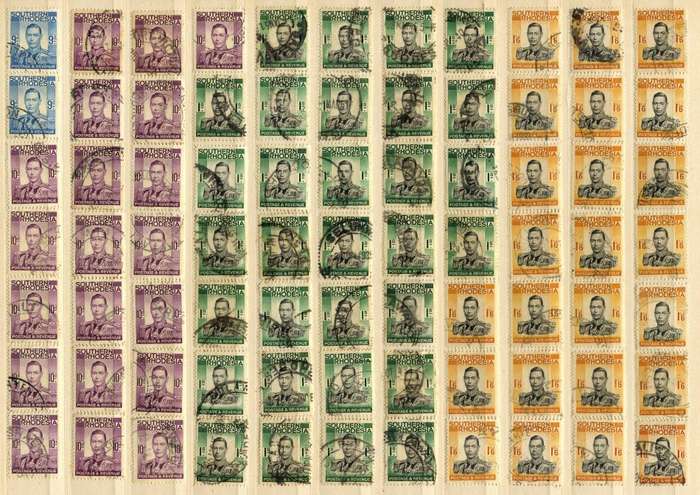Southern Rhodesia - Bulk Lot - 1937 -  Used