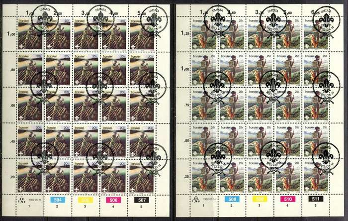 Transkei - Set of 4 Complete Sheet of 25 - 1982  - CTO