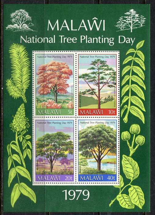 Malawi - Trees - Miniature Sheet - 1979 - MNH