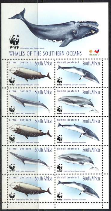 RSA - Sheet of 10 - 1998 - MNH