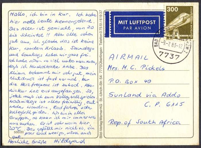 Germany - Post Card