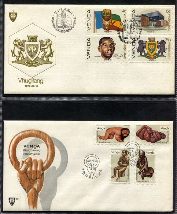 Venda - 4 Ring Binder With 56 FDC's - Not Complete Some Gaps