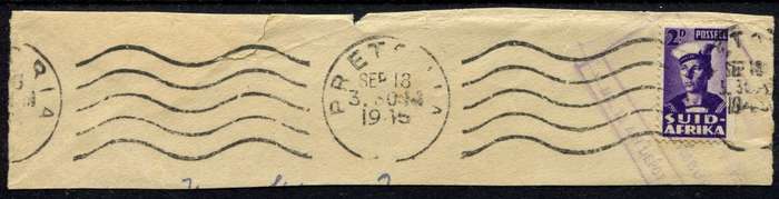 Union of SA - Used on Piece