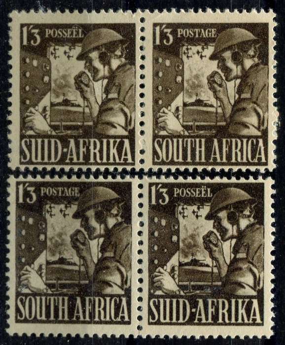 Union of SA  - 2 Pairs - 1943  - MNH