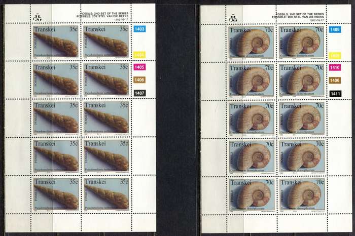 Transkei -  Set of 4 Full Sheets of 10  - 1992  - MNH