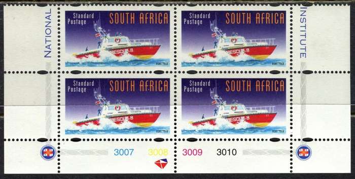 RSA  - Control Block of 4  - 1998  - MNH