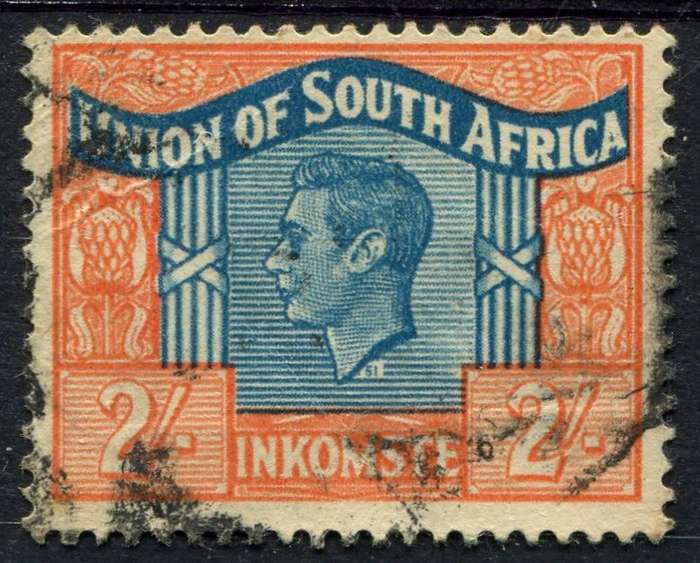 Union of SA - Revenue - Language Error - 1946/52 - Used