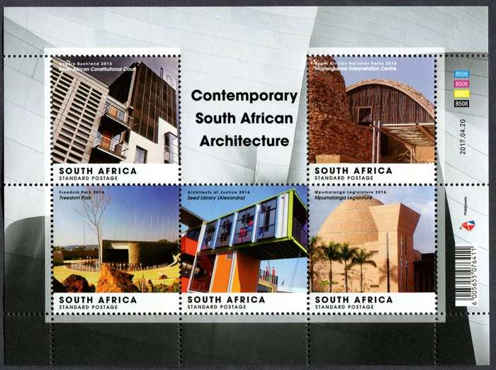 RSA - Full Sheet of 5 - 2017 - MNH