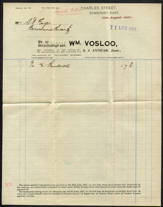 Union of SA - Document