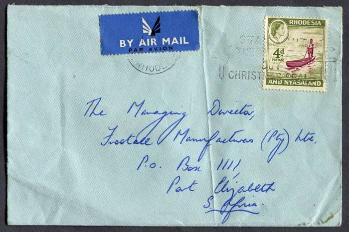 Rhodesia and Nyasaland - Cover