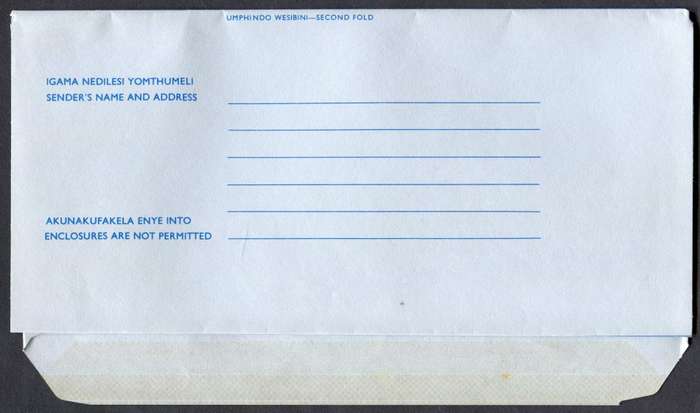 Ciskei - Postal Stationary - 15 Cent  Aerogram