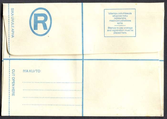 Transkei - Postal Stationary - Registered Cover