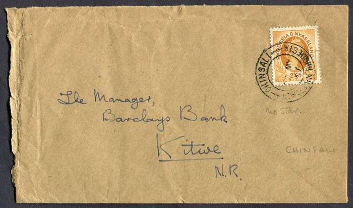 Rhodesia and Nyasaland - Cover