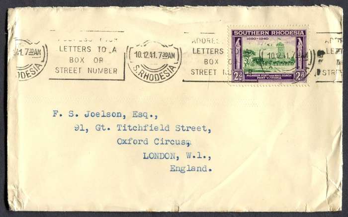 Southern Rhodesia - Cover