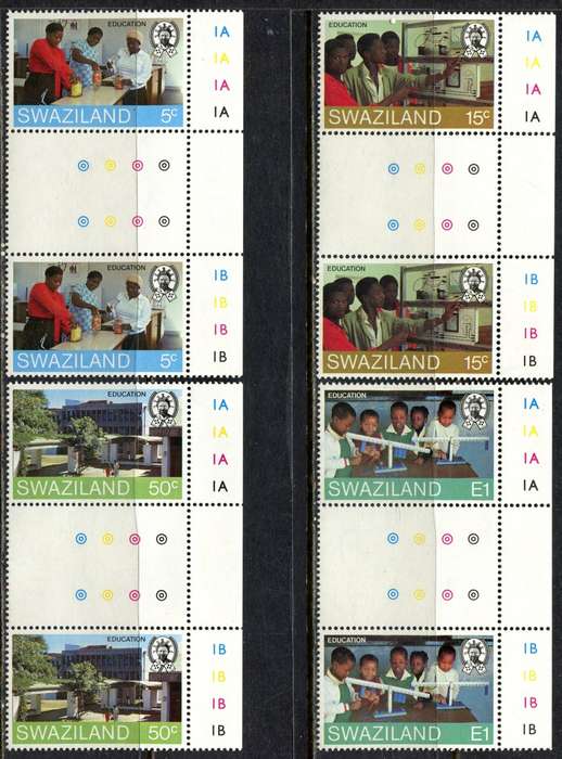 Swaziland - 1984 - MNH - Set of Gutter Pairs