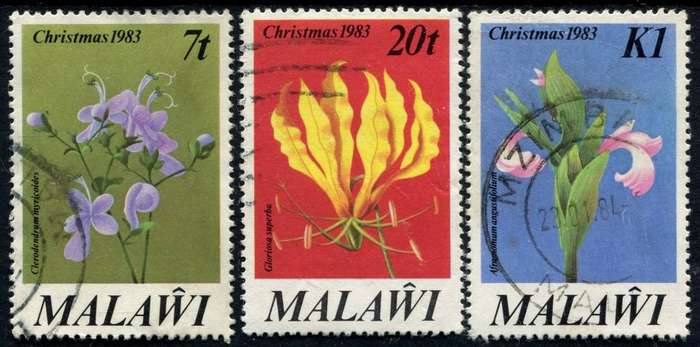 Malawi - Flowers - 1983 - Used