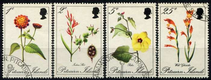 Pitcairn Islands - Flowers - 1970 - Used