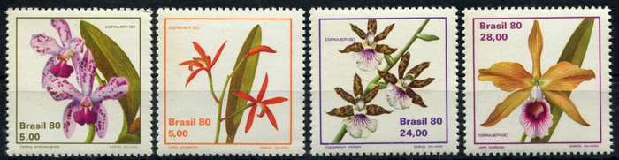 Brazil - Flowers - 1980 - MNH