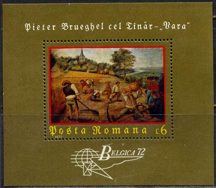 Romania - Art - Miniature Sheet - 1972 - MNH