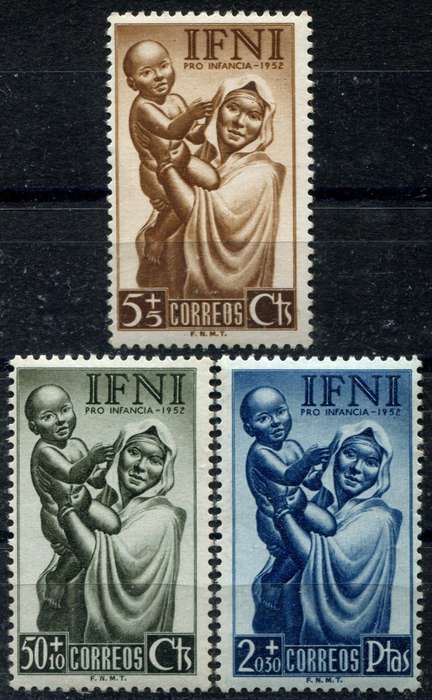 Spanish Colonies - Ifni - 1952 - MNH - Some Toning