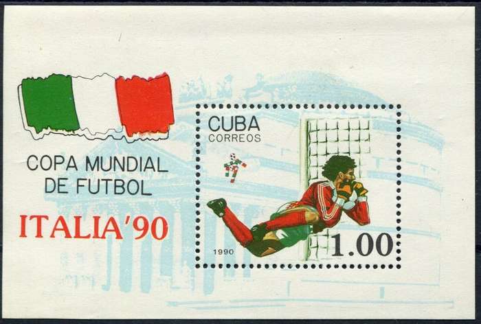 Cuba - Miniature Sheet - Sport - 1990 - MNH