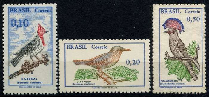 Brazil - Birds - 1968 - MNH