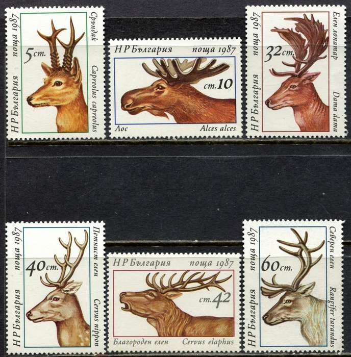 Bulgaria - Animals - 1987 - MNH