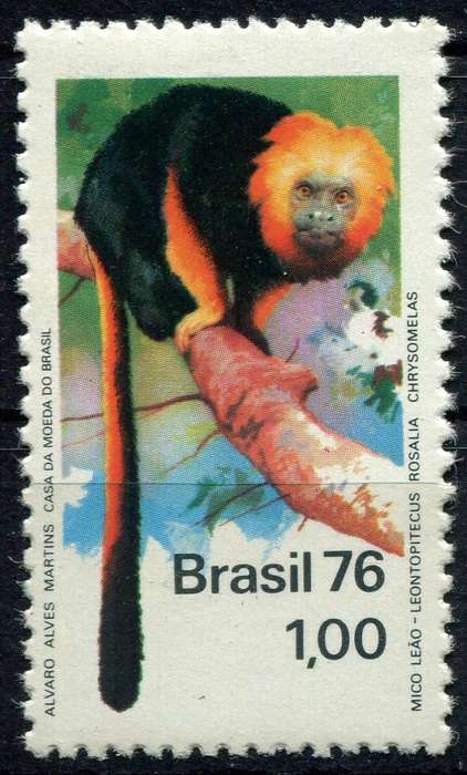 Brazil - Animals - 1976 - MNH