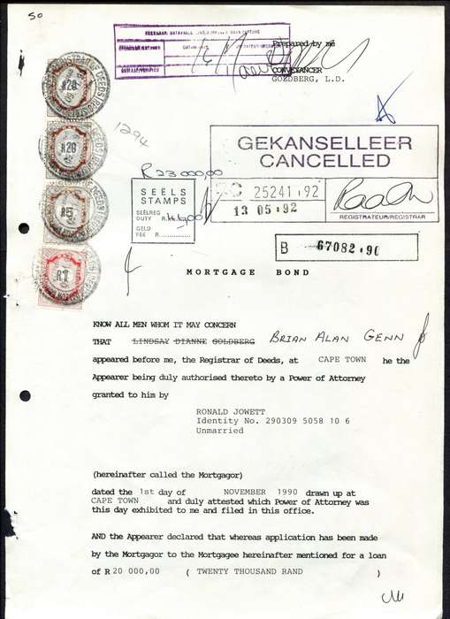 RSA - Document - Stamp Page Only
